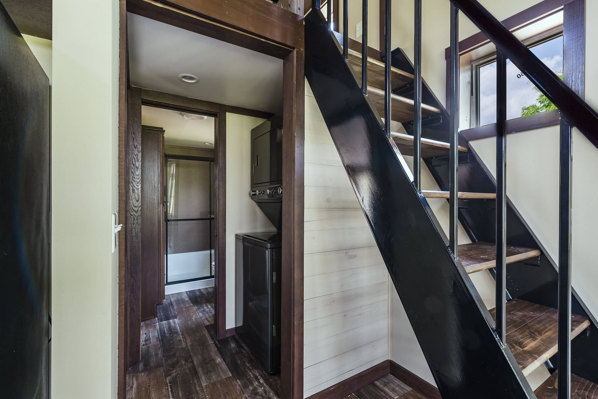 inside of tiny home in Blue Ridge