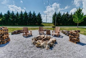 Fire pit at Waterside at Blue Ridge